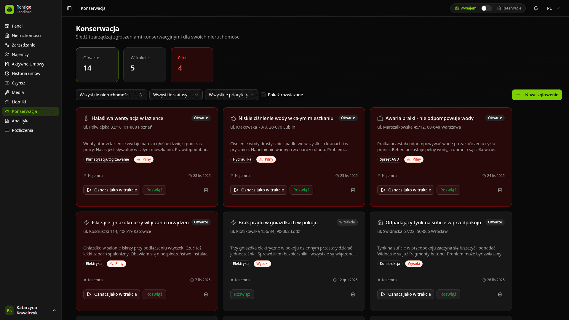 Przegląd konserwacji